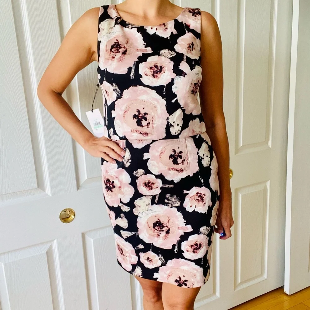 NWT Ivanka Trump floral popover dress - Picture 1 of 9